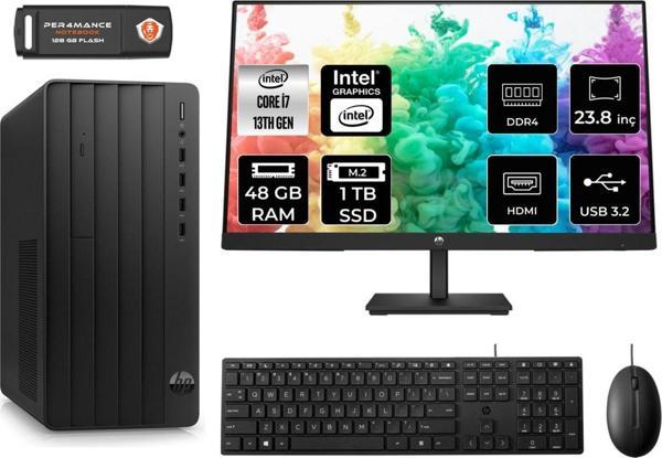 Hp Pro Tower 290 G9 İ7 13700 48Gb Ram 1Tb Ssd Fdos 8T2X2Es Masaüstü Pc & 23.8'' Monitör - Image 1