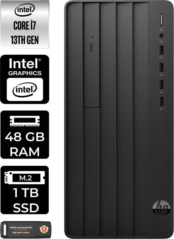 Hp Pro Tower 290 G9 İ7 13700 48Gb Ram 1Tb Ssd Fdos 8T2X2Es Masaüstü Pc & Per4 Bellek - Image 1