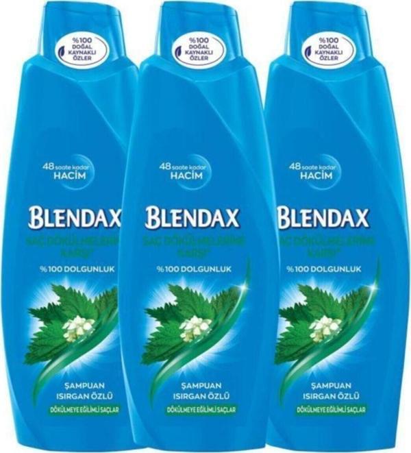 Blendax Saç Dökülmelerine Karşı Isırgan Özlü Şampuan 500 Mlx 3 Adet - Image 1