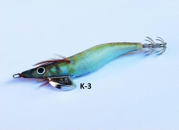 Kardez Glow 20 gr Squid Jig Fosforlu, Kurşunlu Kalamar Zokası K-3 - Image 1