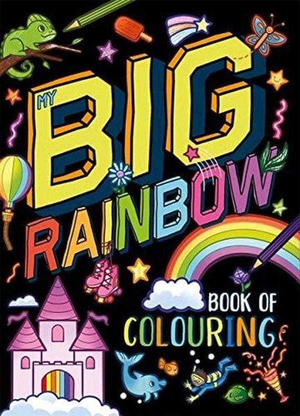 My Big Rainbow Book of Colouring - Bonnier Books UK - Image 1