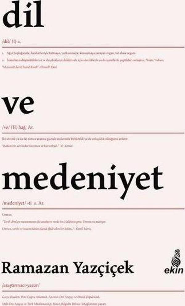 Dil ve Medeniyet - Ekin Yayınları - Image 1