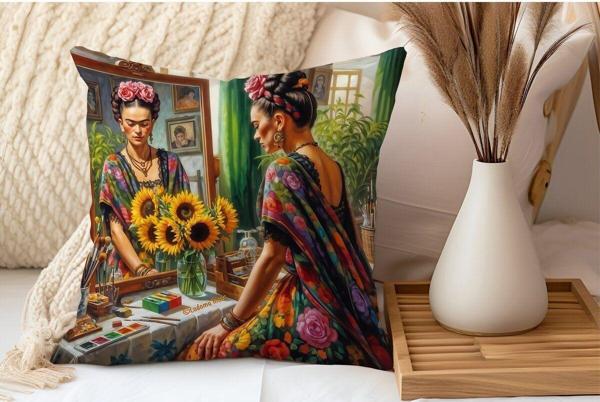 Sister Home Design Friida Serisi Kırlent - Kırlent Kılıfı - Image 1