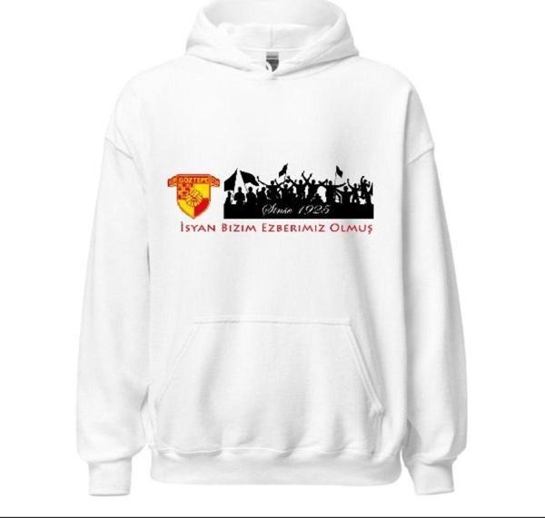 Sister Home Design Göztepe Kapşonlu Sweatshirt - İsyan Bizim Ezberimiz Olmuş - Image 1