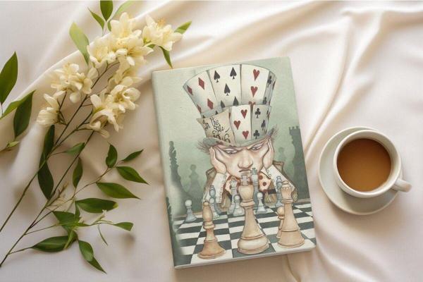 Sister Home Design Alice İn Wonderland Kitap - Tablet - Ebook Çantası / Kılıfı - Image 1