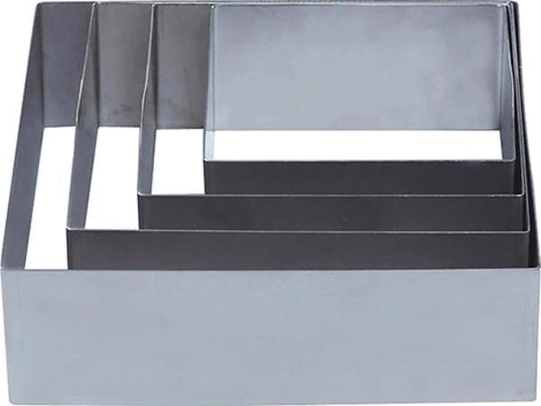 Kare Pasta Kalıbı  / Turta Çemberi 23 cm - Image 1