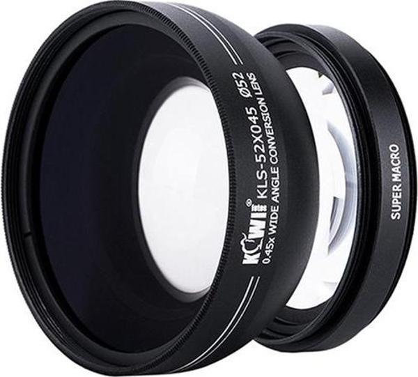 Kiwifotos KLS-52X045 52mm 0.45x Geniş Açı & Makro Çevirici Lens - Image 1