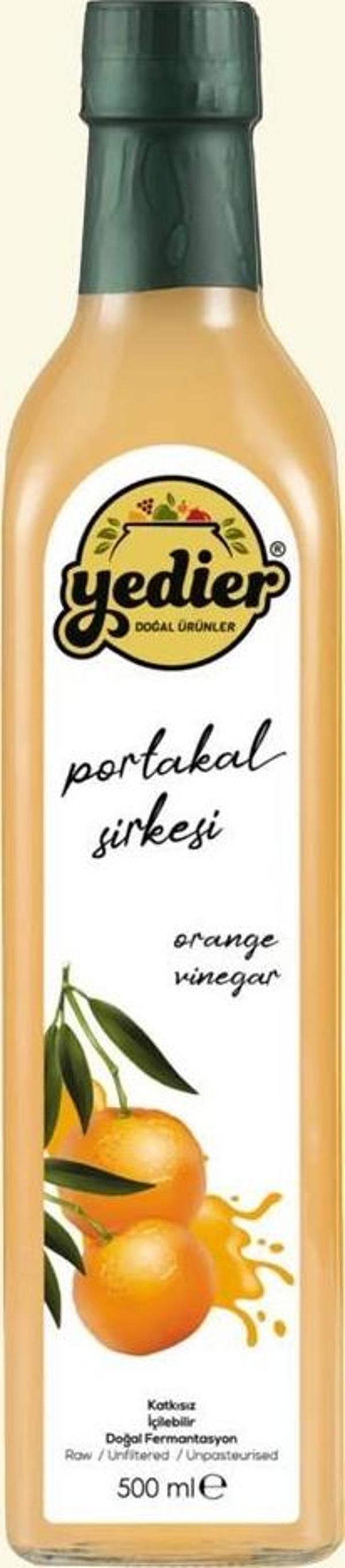 İçilebilir Doğal Fermantasyon Katkısız Portakal Sirkesi 500ml - Image 1
