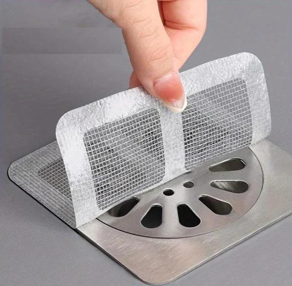 30 Adet Yapışkanlı Banyo Gider Koruyucu Saç Toplayıcı – Gider Böcek Koruyucu Gider Süzgeci - Image 1