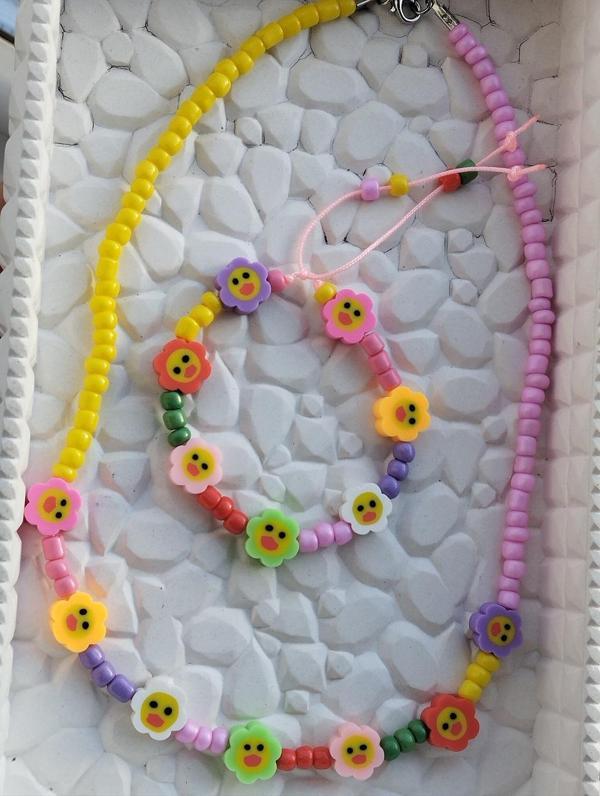 Kumboncuk, Fimo Figürlü Çocuk Kolye ve Bileklik - Image 1