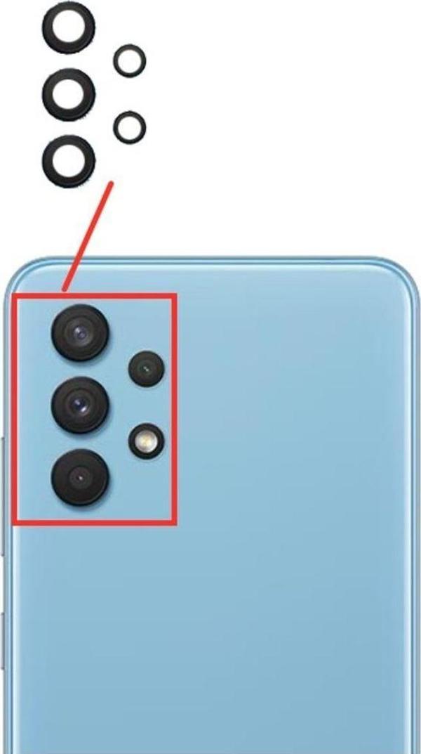 Samsung Galaxy A32 4g-5g Uyumlu Kamera Lensi Cam SM-A326B - Image 1