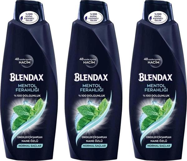 Blendax Şampuan Mentol Ferahlığı 500 ml x 3 Adet - Image 1