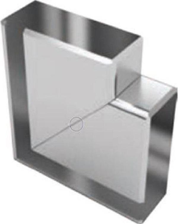 80x30 90 Derece Geniş Kanallı Dirsek Bronz Adet - Image 1