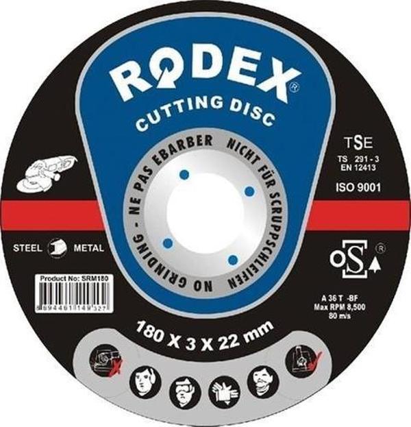 Rodex RDM18030 Metal Kesme Taşı 180x3.0x22 - Image 1