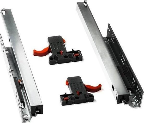 Samet Smart Slide Full Tam Açılım Frenli Ray 500mm - Image 1