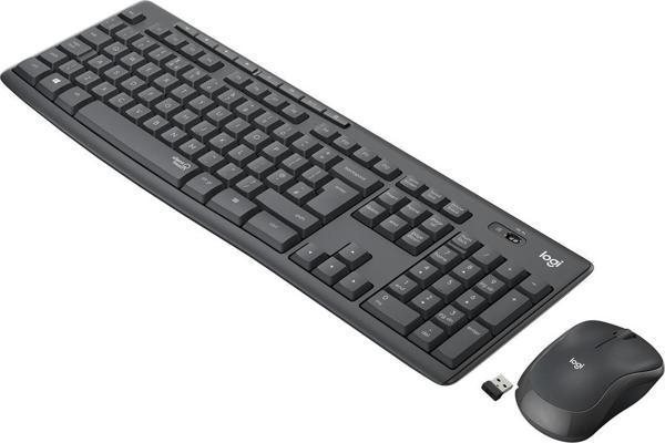 LOGITECH MK295 Kablosuz Q Trk Sessiz Siyah Multimedya Klavye - Mouse Set - Image 1