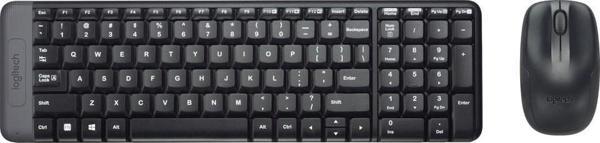 LOGITECH MK220 Kablosuz Q Trk Siyah Multimedya Klavye - Mouse Set - Image 1