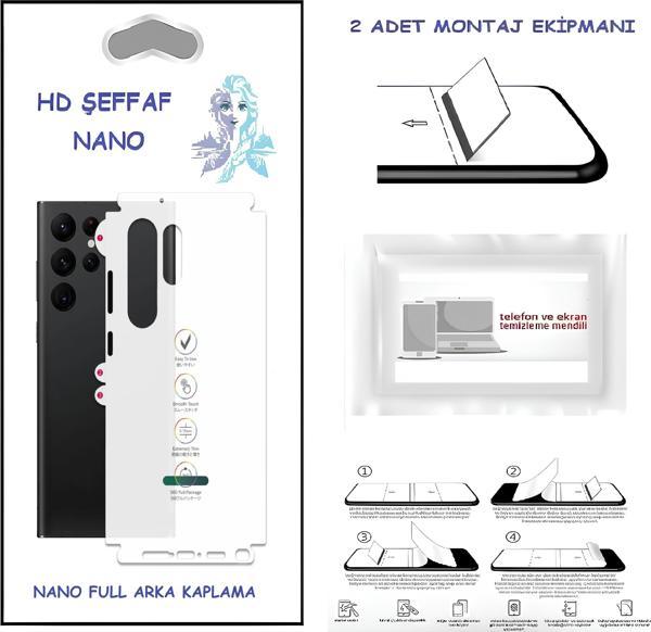 Samsung Galaxy S25  - Nano Full Arka Kaplama Ultra İNCE Esnek Hd Şeffaf - Image 1