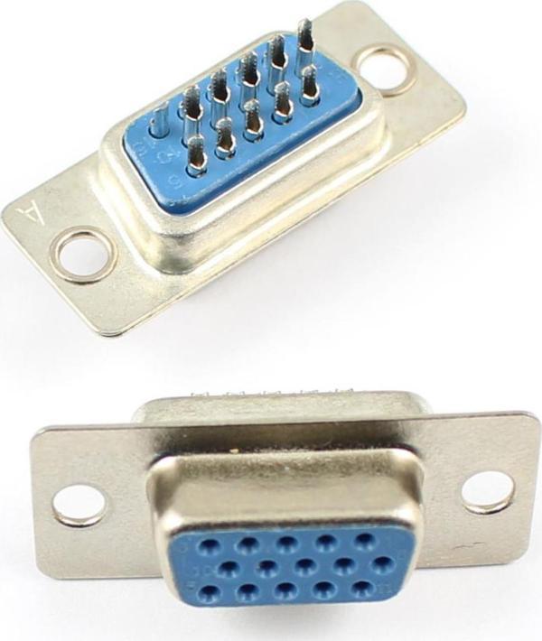 15 Pin Dişi D-Sub Konnektör (Vga Dişi Konnektör) - Image 1