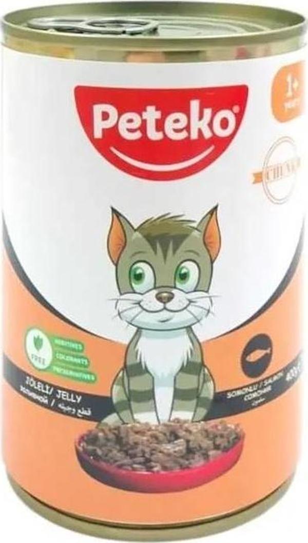 Peteko Somonlu Kedi Konserve 400Gr - Image 1