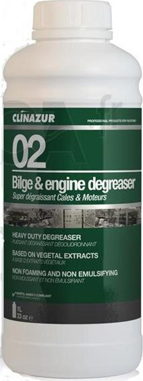 CLIN AZUR -02- BİOLOJİK ÇÖZÜNEN SİNTİNE TEMİZLEYİCİ 1 L. - Image 1