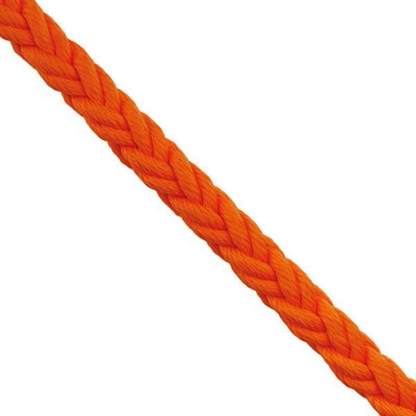 KAYA ROPES LUPP SQUARE TURUNCU 26MM 100MT YÜZEN BAĞLAMA HALATI TEKNE HALATI - Image 1