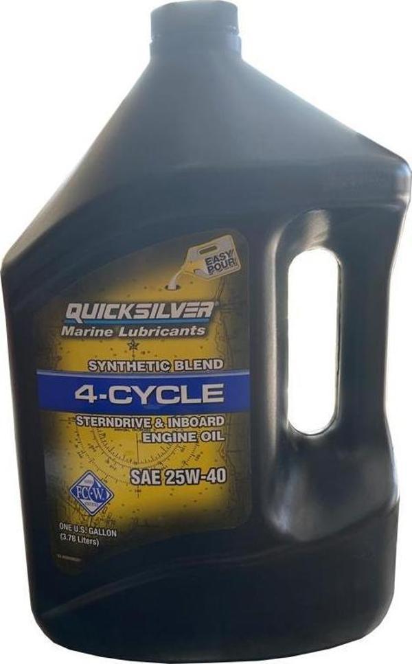 QUİCKSİLVER 4 CYCLE SAE 25W40 MOTOR YAĞI TEKNE - Image 1