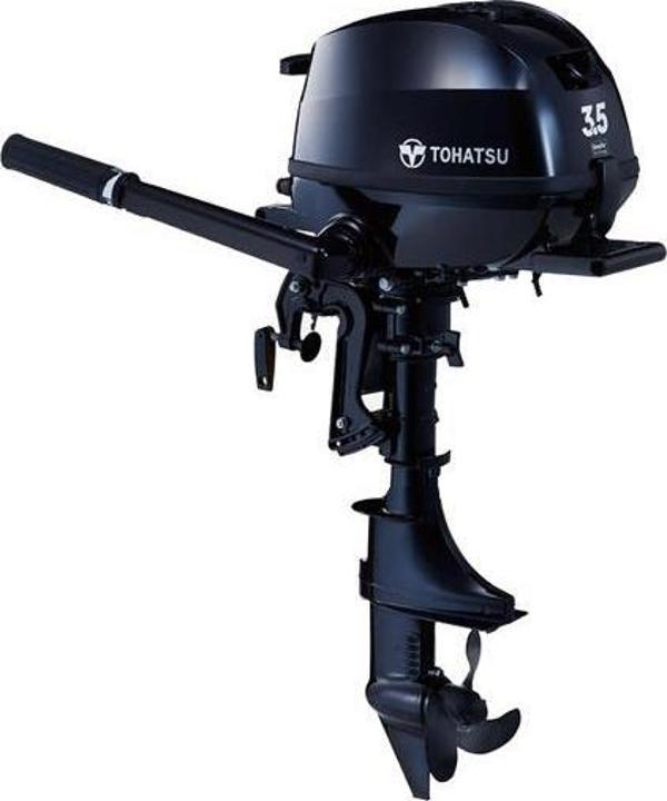 TOHATSU MOTOR 3.5HP KISA ŞAFT MANUEL BOT MOTORU - Image 1