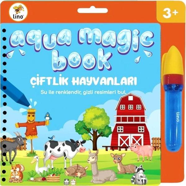 Lino Boyama Kitabı Aqua Magic Book Çiftlik Sihirli Tfl-1007 - Image 1