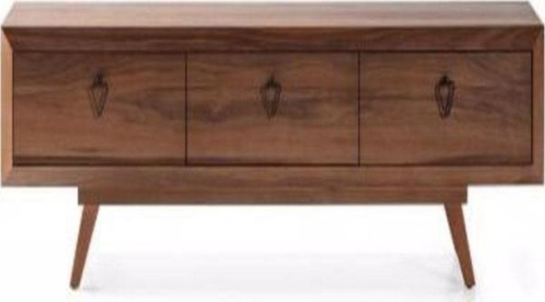 Onur Design Poli Ahşap Ceviz Boyalı Tv Sehpası - Image 1