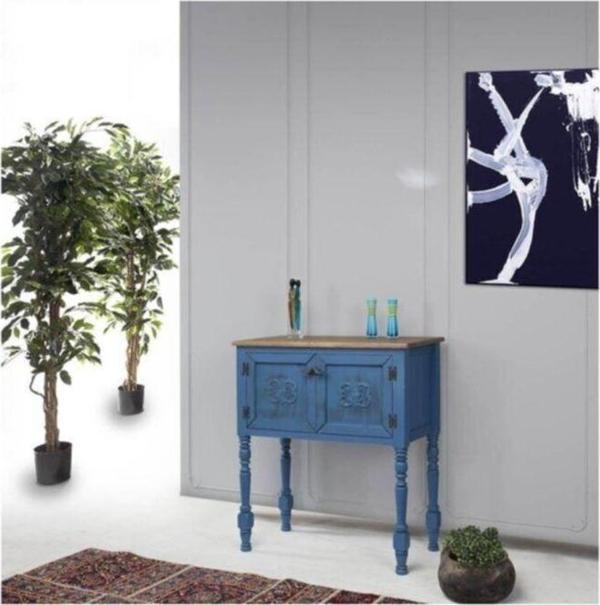 Onur Design Wood Dresuar Ahşap Pastel Boyalı Eskitme Tarz Dresuar - Image 1
