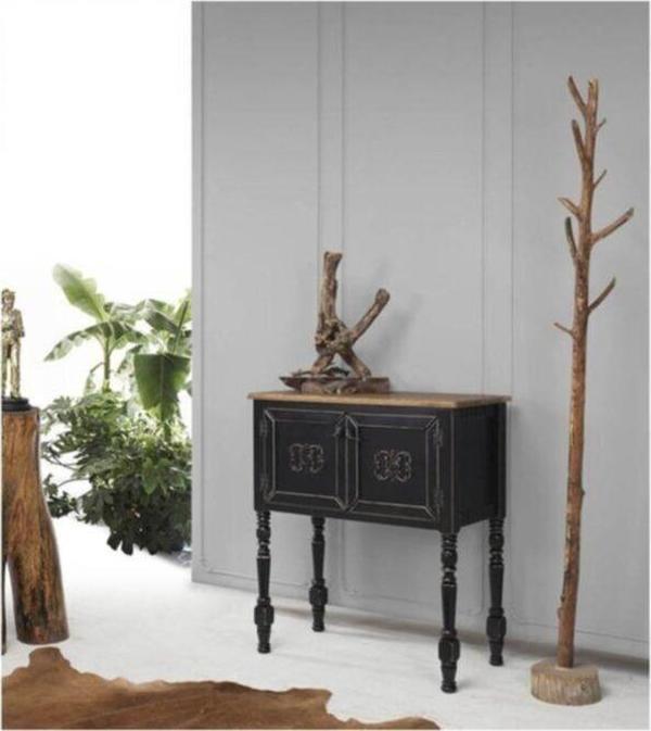 Onur Design Wood Dresuar Ahşap Pastel Boyalı Eskitme Tarz Dresuar 85x83 cm - Image 1