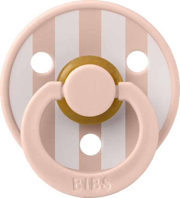 Bibs Studio Colour Block Kauçuk Emzik-Blush/Ivory 0-6 Ay - Image 1