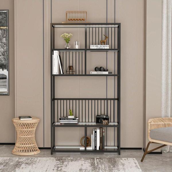 Deconode Eleganza Cam Raflı Kitaplık - Image 1