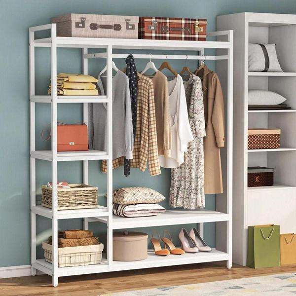 Deconode Metro Açık Metal Gardırop - Elbise Askısı - Image 1