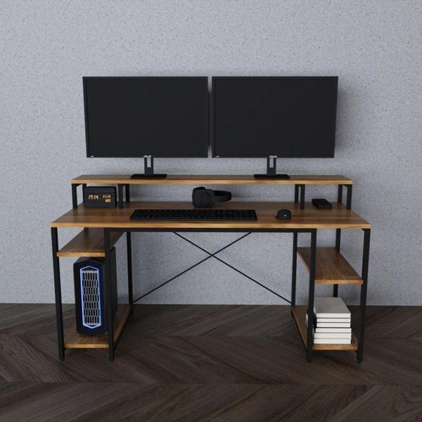 Deconode Optima Monitör Raflı Bilgisayar Masası - Image 1