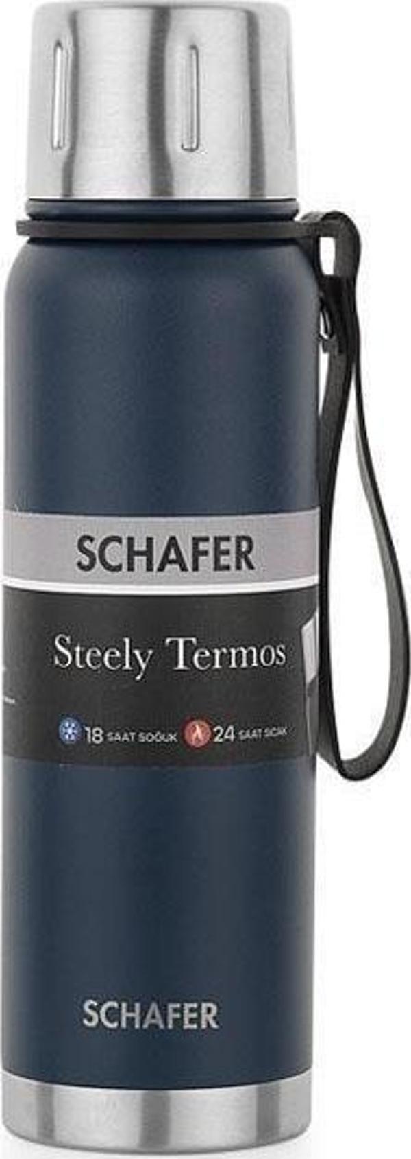 Schafer Çelik Termos 520 ML Lacivert Renk - Image 1