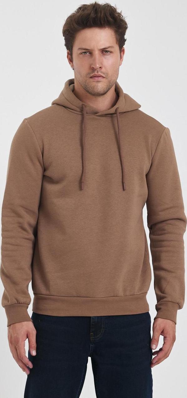 Rodi 3 İp Şardonlu Kapuşonlu Cepsiz Sweatshirt RD24KE054902 - Image 1