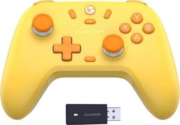 Gamesir Nova Lite Hall Effect 2.4g Wireless Controller Nintendo Switch, Windows PC, Steam Deck, Android ,Ios Sarı - Image 1