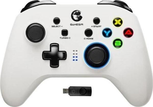 Gamesir T4 Pro Wireless Bluetooth Controller Nintendo Switch, Windows PC, ios Android Beyaz - Image 1