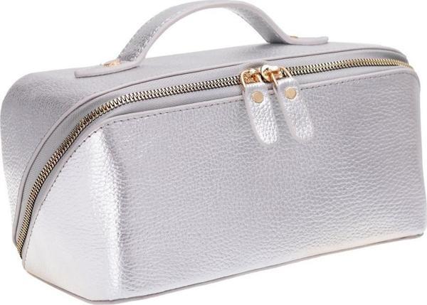 Ella Kadın Seyahat Kozmetik Bakım Makyaj Çantası Organizer Silver - Image 1