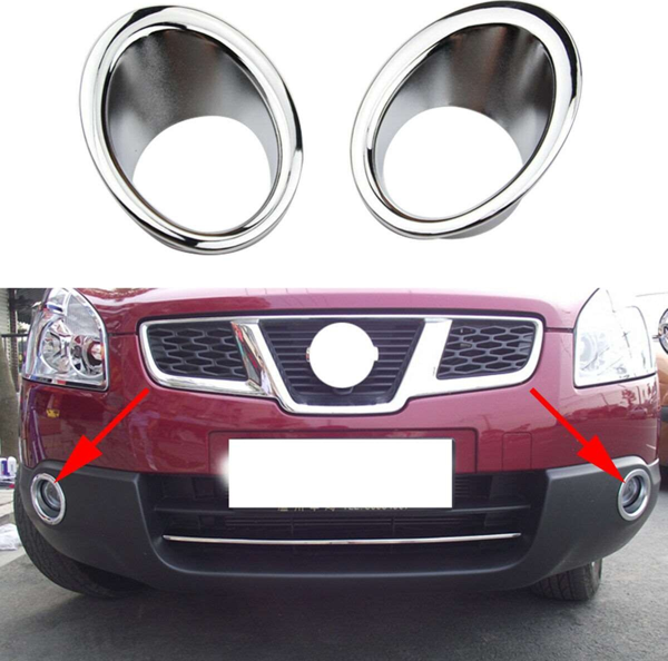 Nissan Qashqai Uyumlu 2006 2009 Sis Lambası Kaplama Krom - Image 1