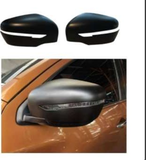 Nissan Qashqai Uyumlu 2014 2020 Ayna Kapağı ABS (Plastik) Siyah - Image 1