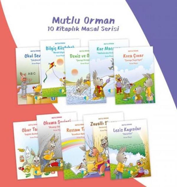 Mor Elma Yayınları Mutlu Orman Serisi - 1. Sınıf Okuma Seti - Image 1