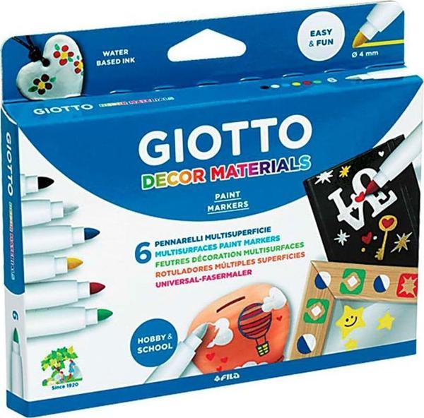 Giotto Decor Tekstil Boyası Askılı 6'Lı 4948 - Image 1