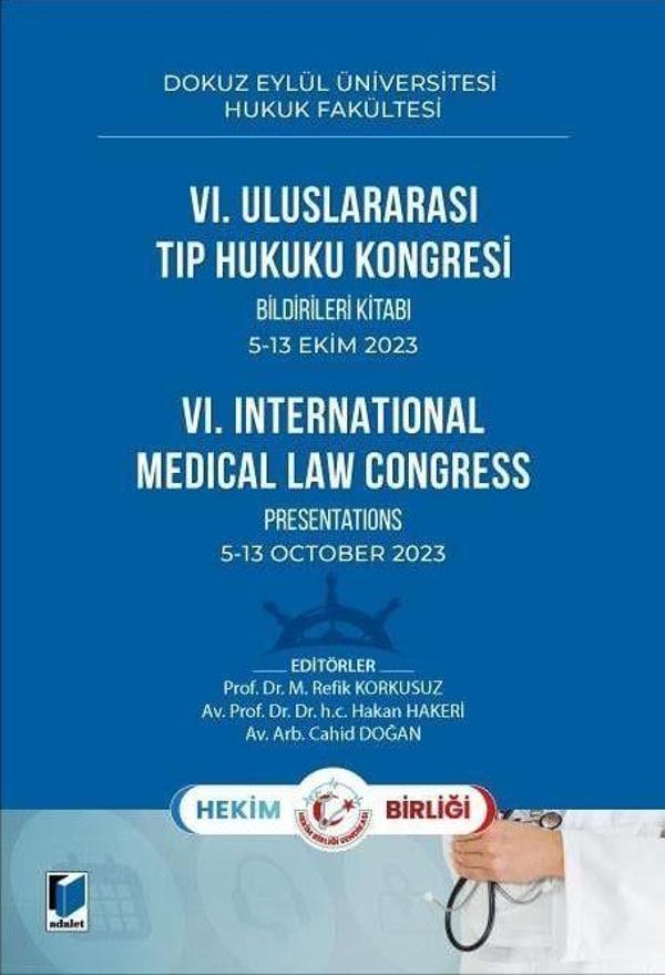 VI. Uluslararası Tıp Hukuku Kongresi - Adalet Yayınları - Image 1