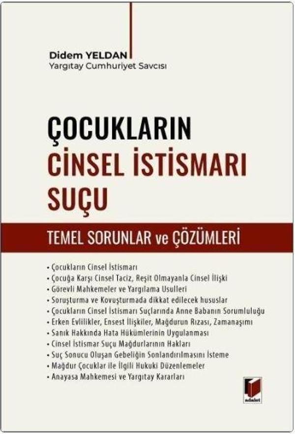 Çocukların Cinsel İstismarı Suçu (Temel Sorunlar ve Çözümleri) - Adalet Yayınları - Image 1