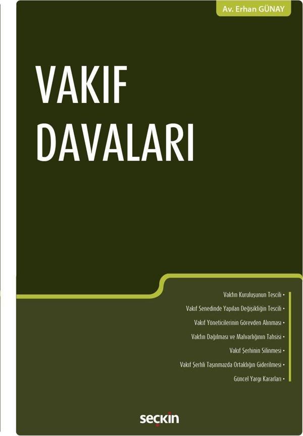 Vakıf Davaları - Seçkin Yayıncılık - Image 1
