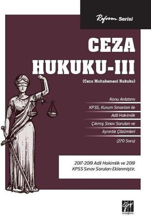 Reform Serisi Ceza Hukuku - 3 - Gazi Kitabevi - Image 1