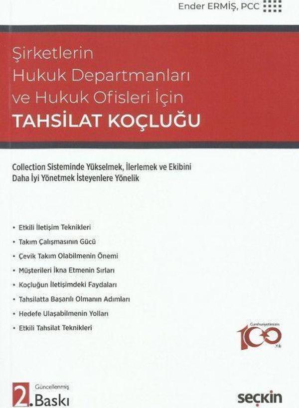 Şirketlerin Hukuk Departmanları ve Hukuk Ofisleri İçin Tahsilat Koçluğu - Seçkin Yayıncılık - Image 1